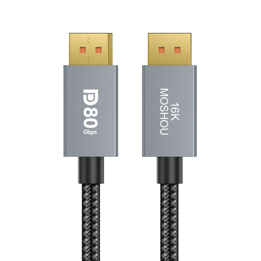 MOSHOU high-bandwidth DisplayPort cable for high-resolution and high-refresh video