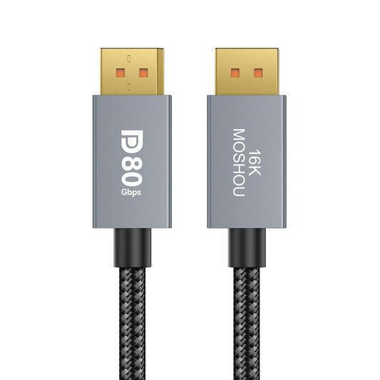 MOSHOU high-bandwidth DisplayPort cable for high-resolution and high-refresh video