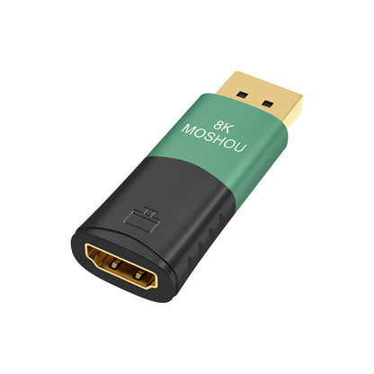 Compact MOSHOU DisplayPort male to HDMI female adapter