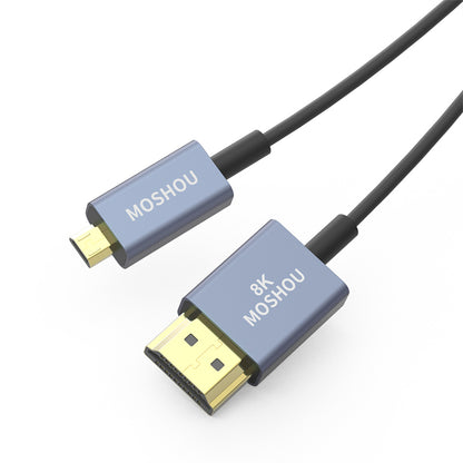 Micro HDMI to HDMI connector construction detail