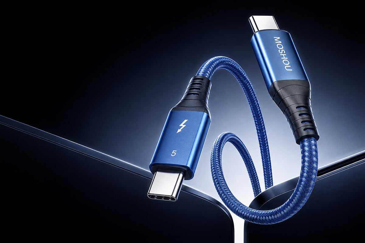 MOSHOU USB and Thunderbolt data cables