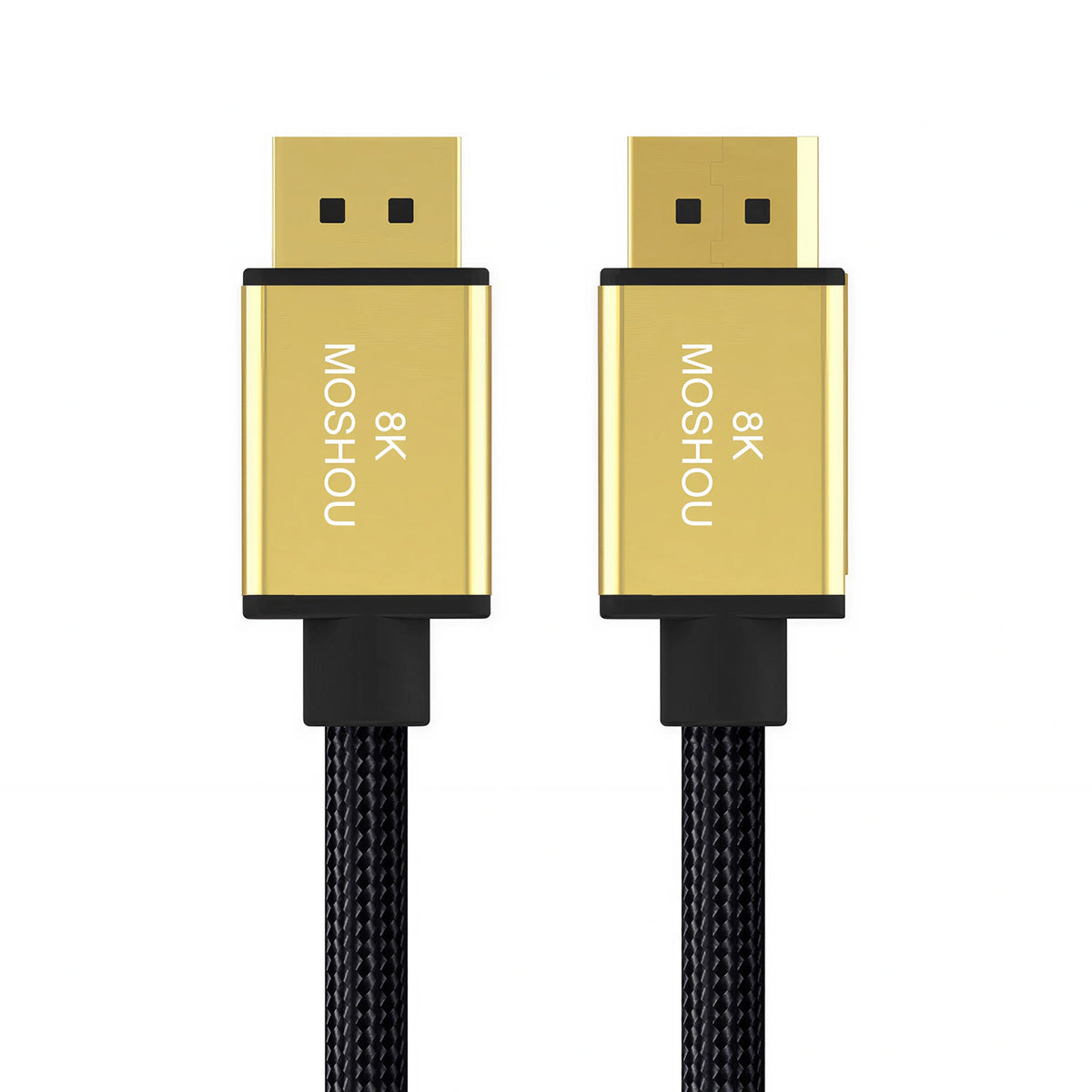 MOSHOU DisplayPort 1.4 braided cable with gold connectors, 8K60 and 4K144