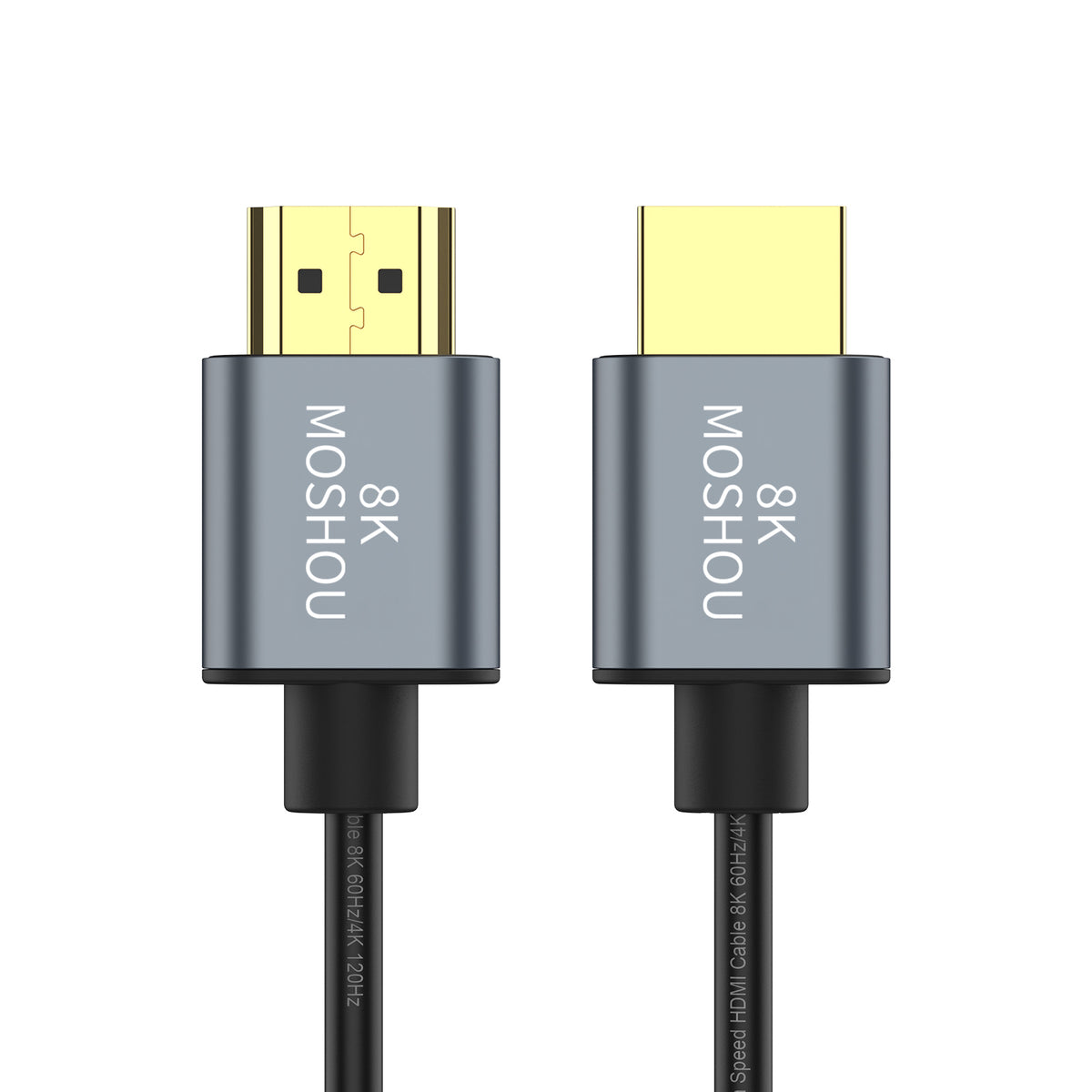 MOSHOU 3.6mm 36AWG HDMI 2.1 cable with graphene shielding and TPE jacket