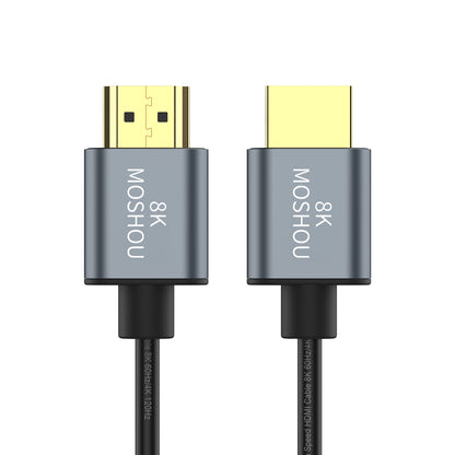 MOSHOU 3.6mm 36AWG HDMI 2.1 cable with graphene shielding and TPE jacket