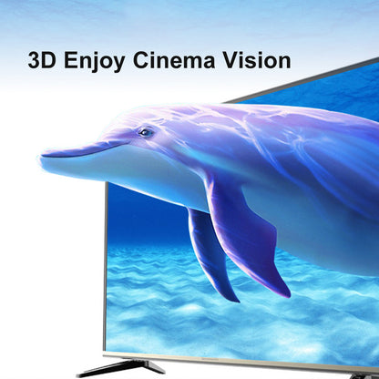 3D home cinema viewing supported by MOSHOU 4K HDMI cable