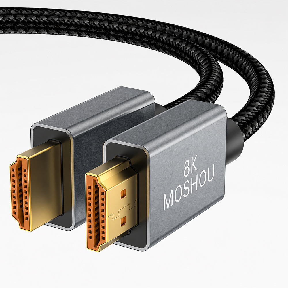 Gold-plated HDMI connectors and silver alloy housings