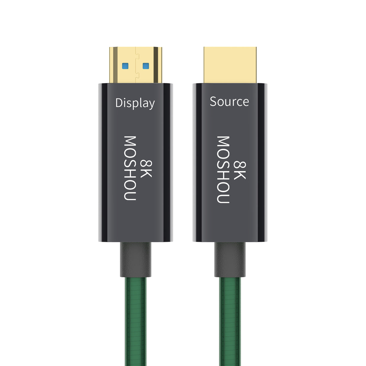 Directional MOSHOU optical HDMI cable Source and Display ends