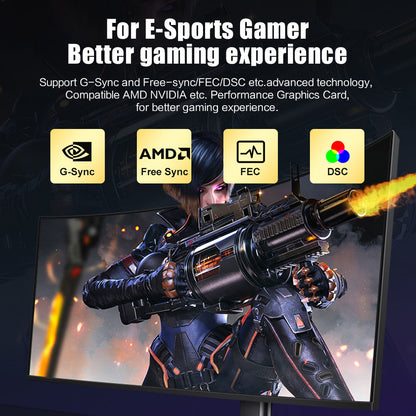 DP to HDMI 2.1 cable gaming support with G-Sync FreeSync FEC and DSC