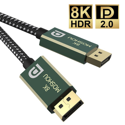 MOSHOU DisplayPort 2.0 cable with 8K HDR support