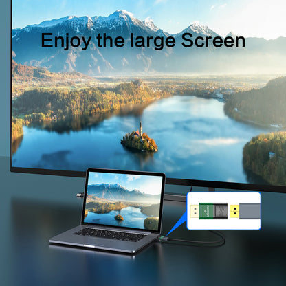 MOSHOU DP adapter copy extend and multi-screen display modes