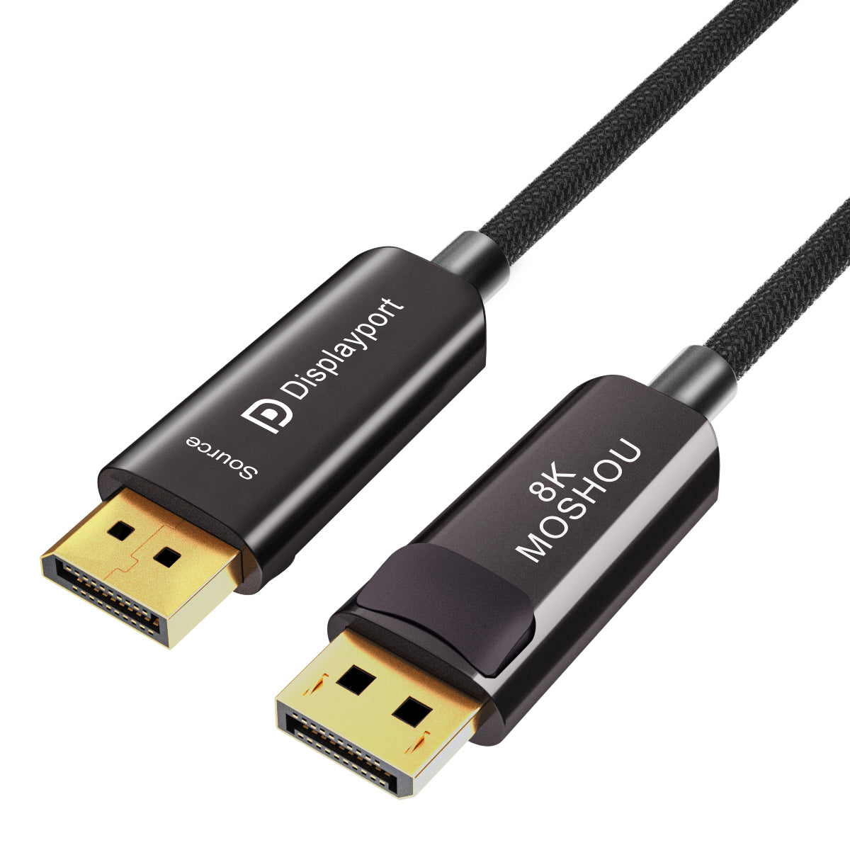 MOSHOU DisplayPort optical fiber cable product close-up