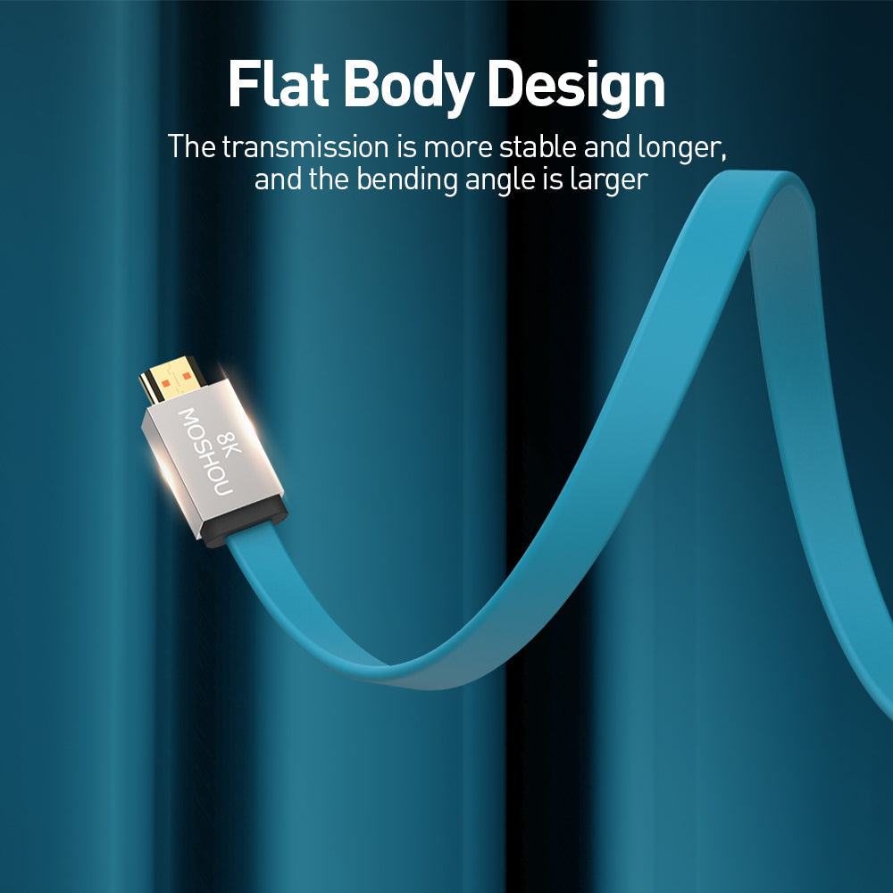 MOSHOU flat HDMI cable internal conductor structure
