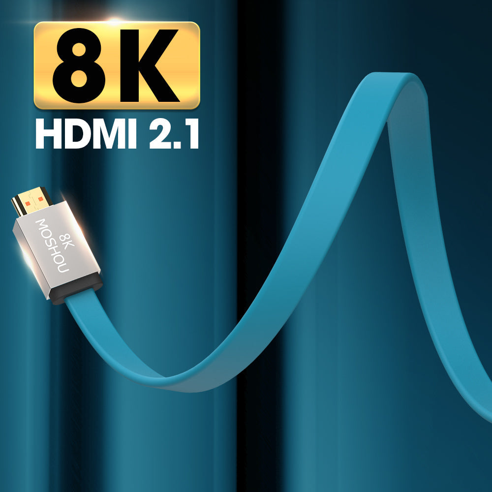 8K60 video output demonstration for MOSHOU HDMI cable