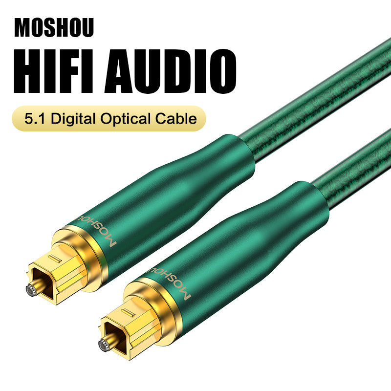 MOSHOU HiFi 5.1-channel digital optical audio cable