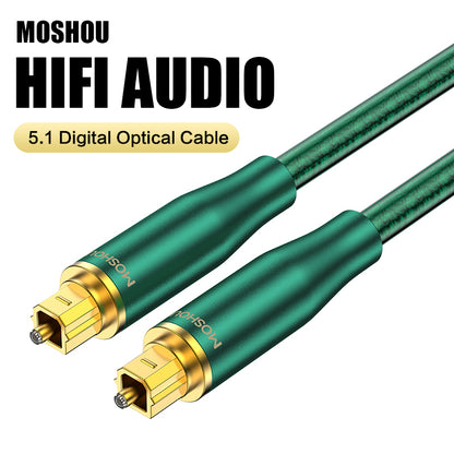 MOSHOU HiFi 5.1-channel digital optical audio cable