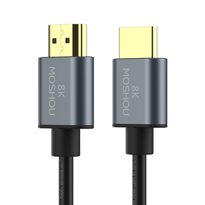 Front view of compact MOSHOU HDMI male connectors