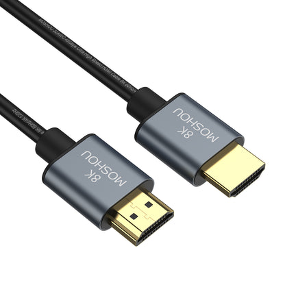 Gold-plated MOSHOU HDMI 2.1 male connectors
