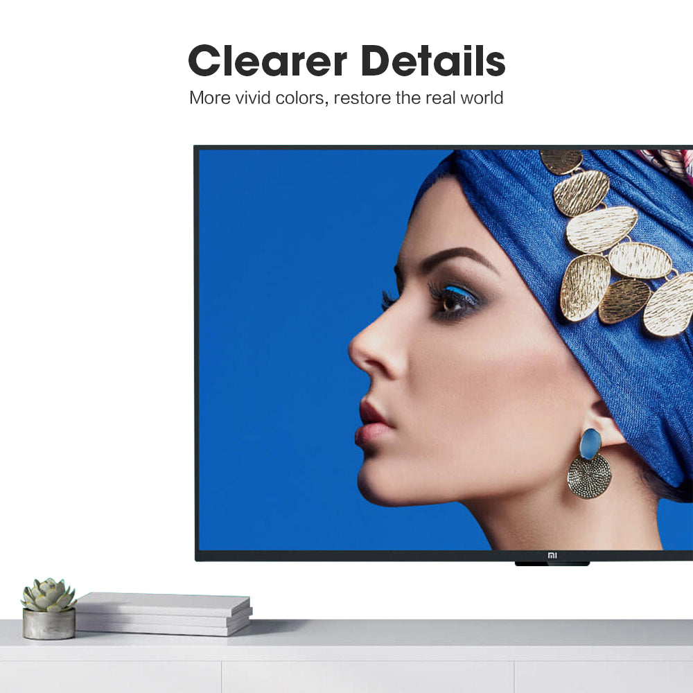Clear video detail demonstration on a connected display