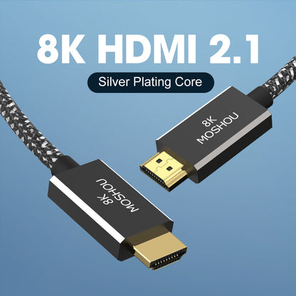 MOSHOU HD-068 8K HDMI 2.1 silver-plated core cable