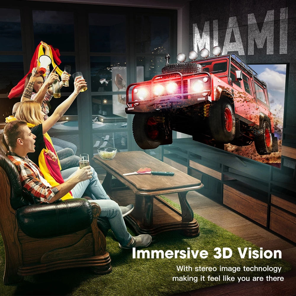 Immersive 3D gaming supported by HDMI 2.1 cable