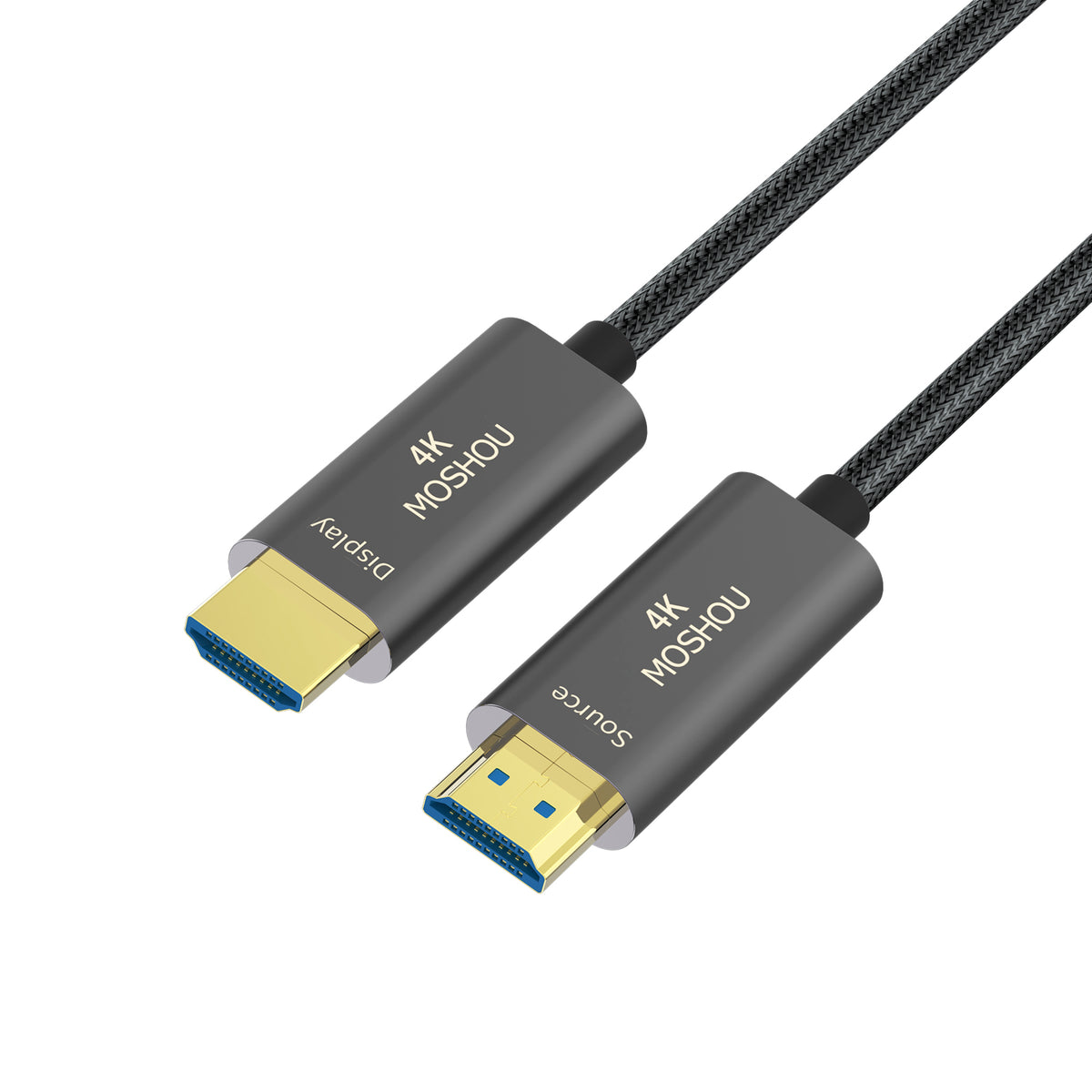 MOSHOU HDMI 2.0 active optical cable Source and Display ends