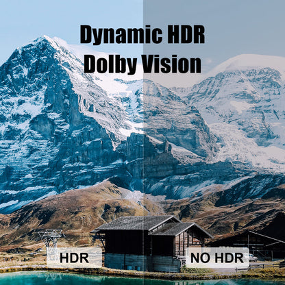 Dynamic HDR scene comparison for MOSHOU HDMI 2.1 cable