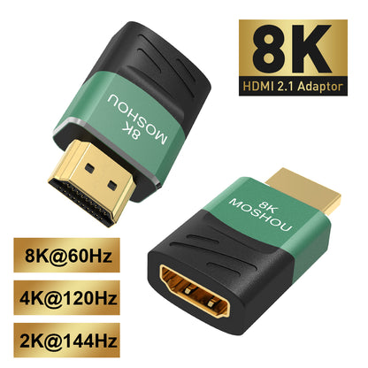 MOSHOU HDMI 2.1 male-to-female adapter variant