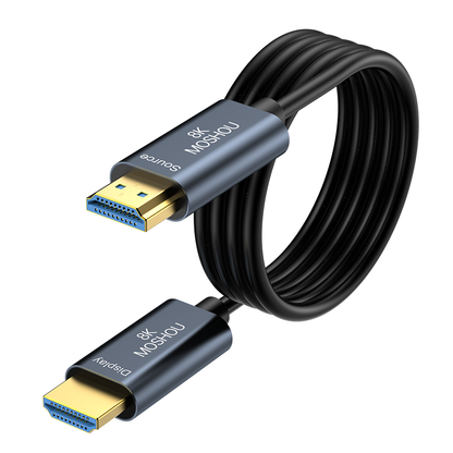 MOSHOU HDMI 2.1 fiber optic cable coiled product view