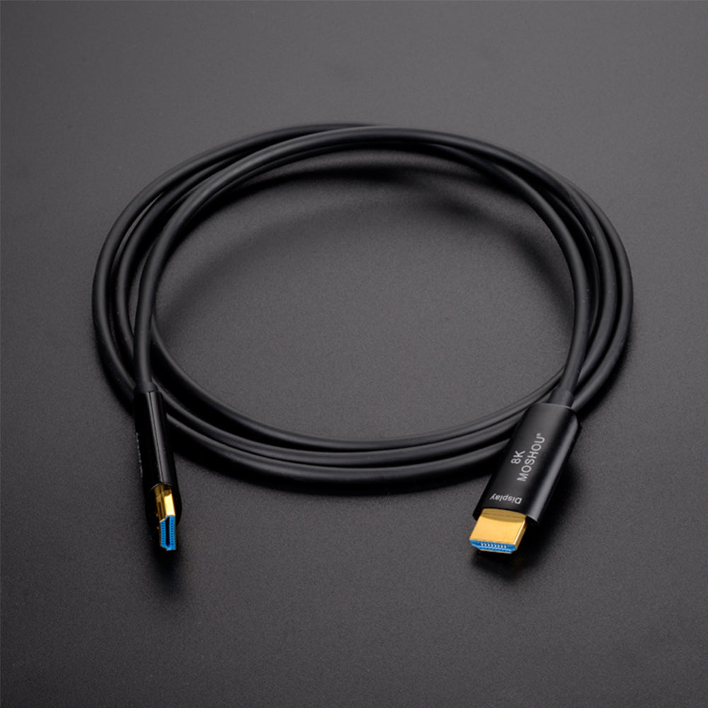 MOSHOU long optical HDMI cable coiled product view