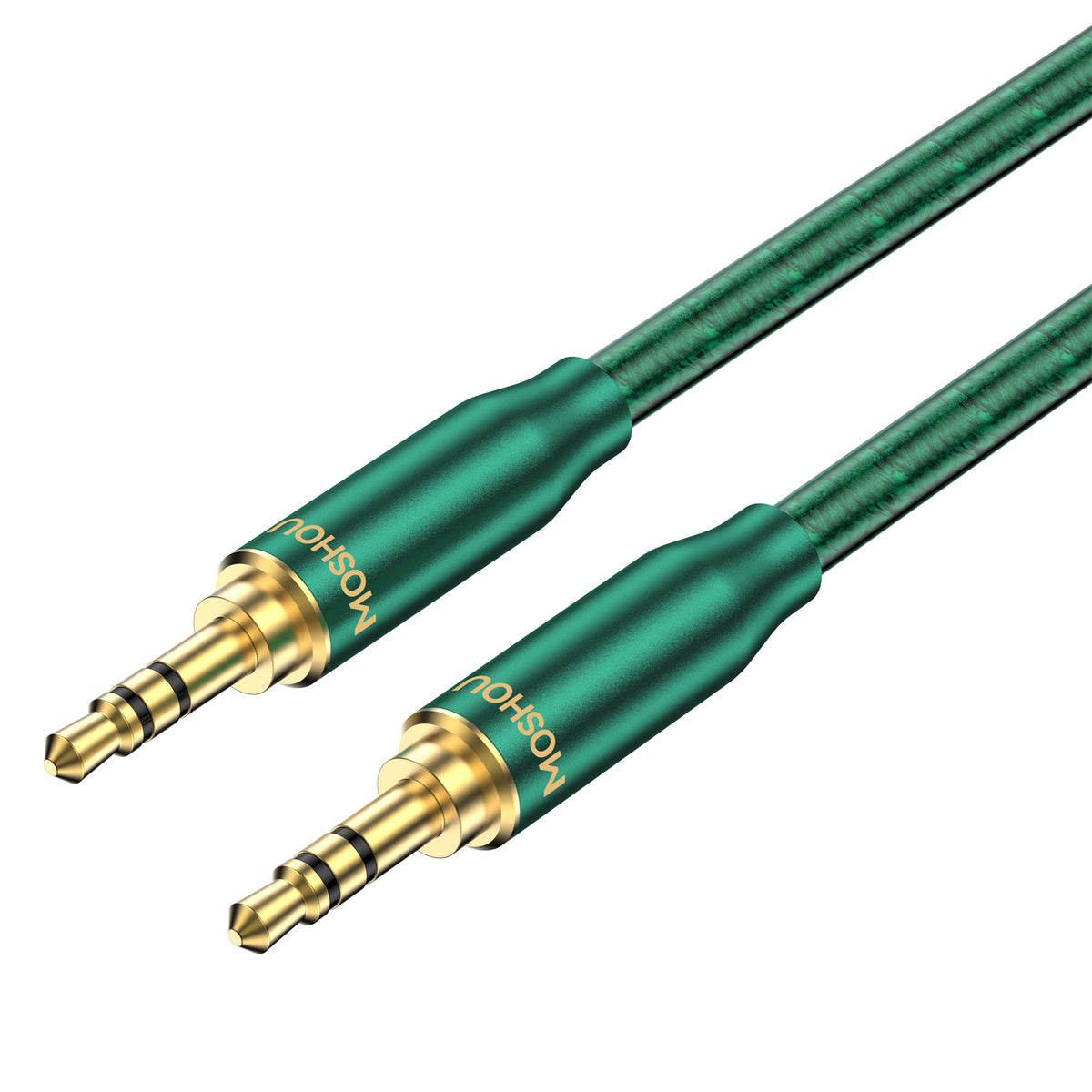 MOSHOU 3.5mm AUX cable with gold-plated plugs