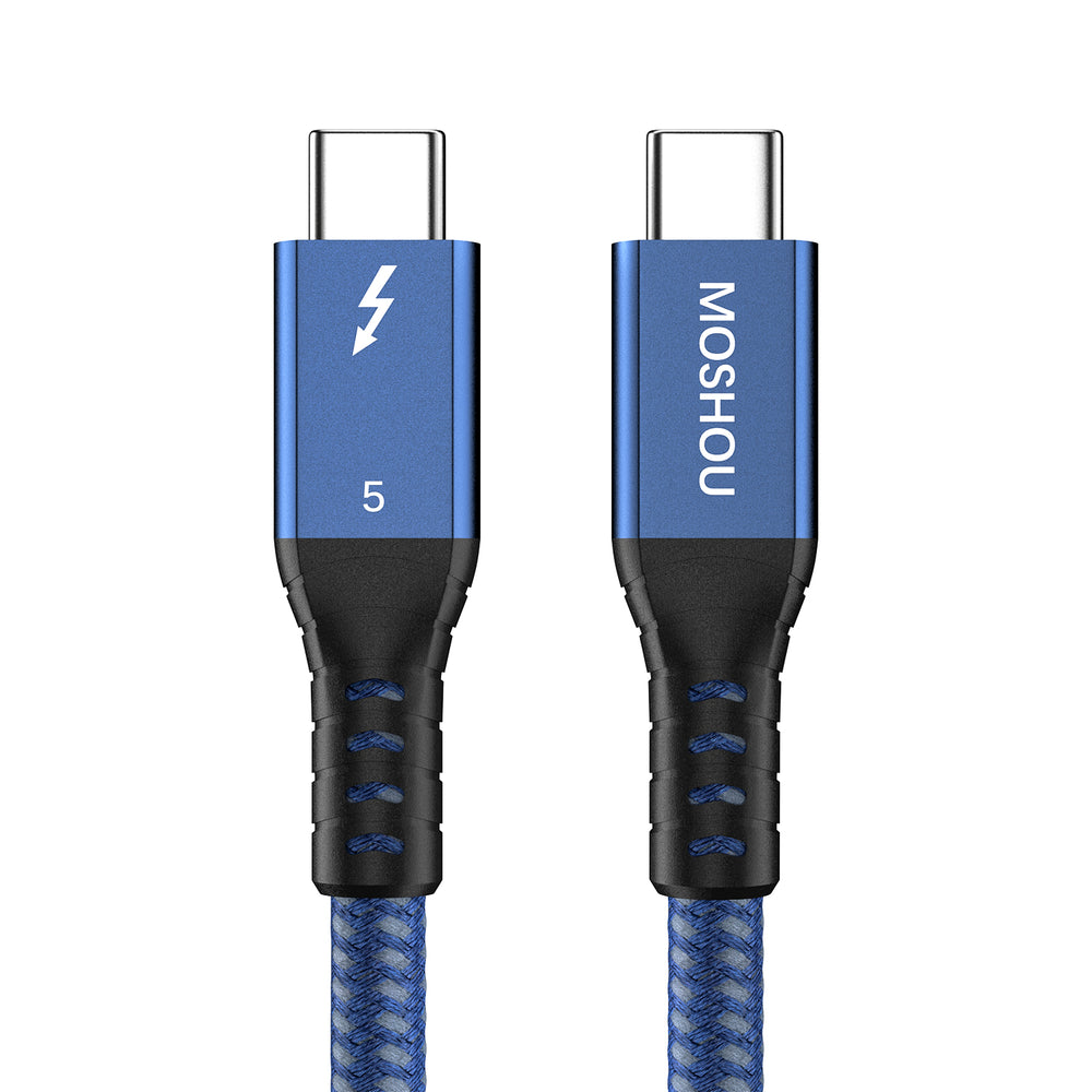 MOSHOU Thunderbolt 5 USB-C male to male cable