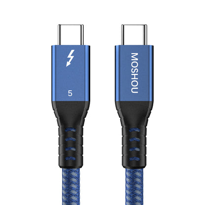 MOSHOU Thunderbolt 5 USB-C male to male cable