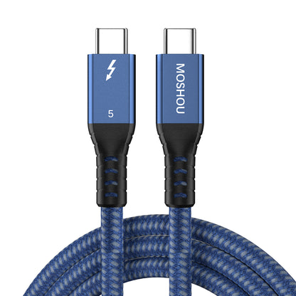 MOSHOU Thunderbolt 5 full-featured USB-C male to male cable