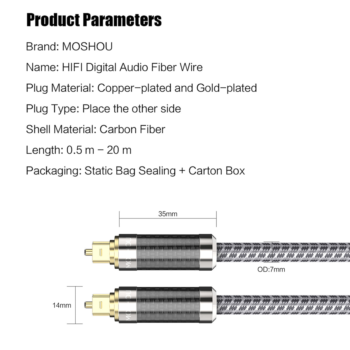 Toslink optical cable ports and removable protective caps