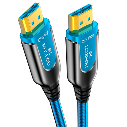 Transparent blue Source and Display HDMI connectors