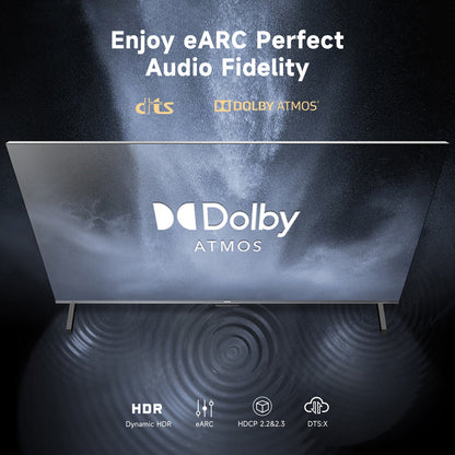 HDMI cable with eARC HDR Dolby Atmos and DTS support